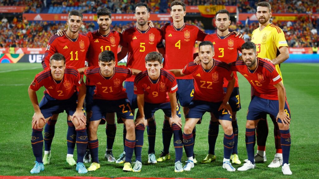 Tây Ban Nha đội hình